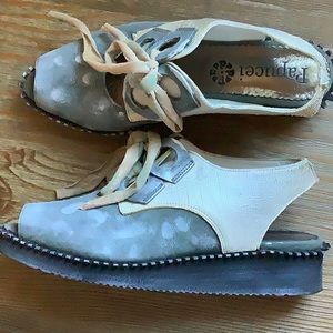 Gorgeous unique distressed shoes  by Papucei